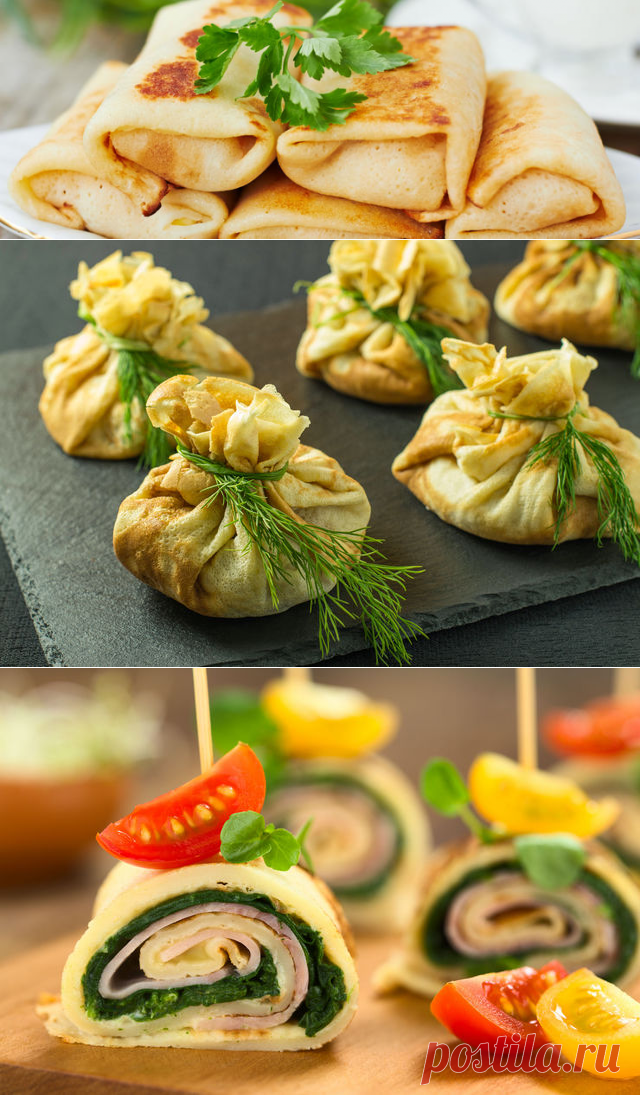 Печем блины на Масленицу, вкусные начинки для блинов