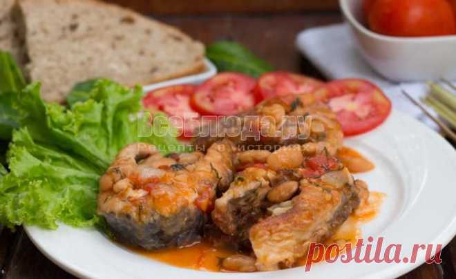 Как вкусно приготовить молочную рыбу, рецепт с фасолью | Все Блюда