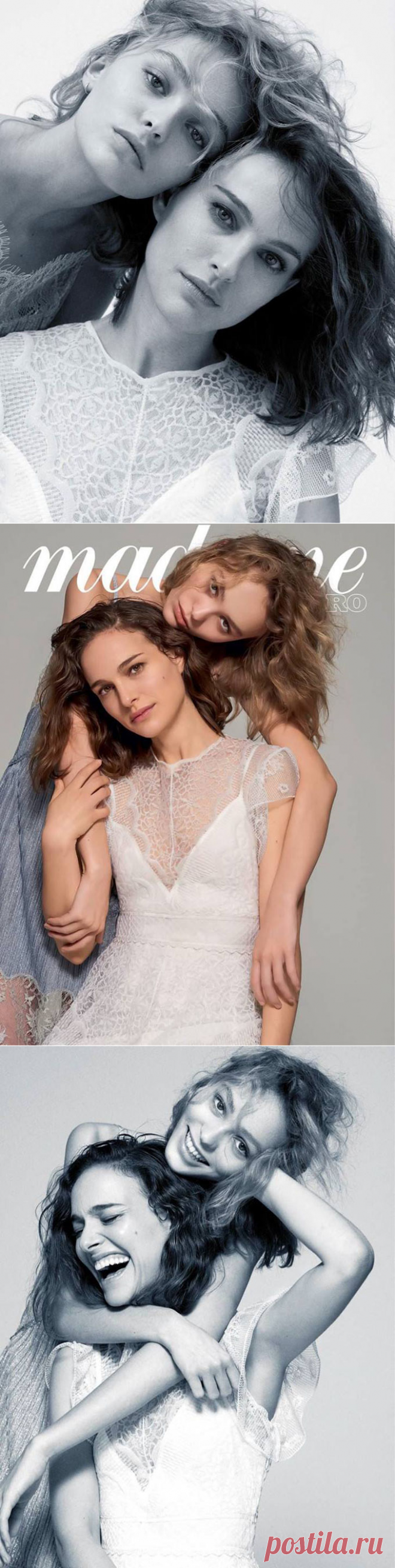 Натали Портман и Лили-Роуз Депп в Madame Figaro (Интернет-журнал ETODAY)
