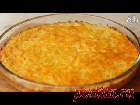 Рецепт: Картофельный пирог-запеканка с сыром на RussianFood.com