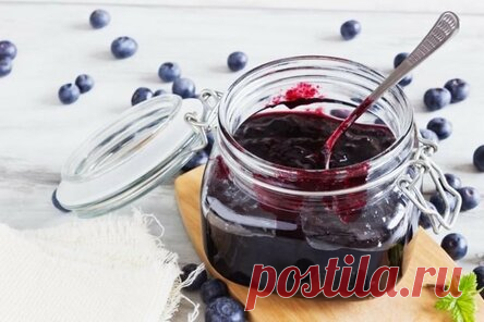 Варенье из черники-форте с апельсином и лимоном