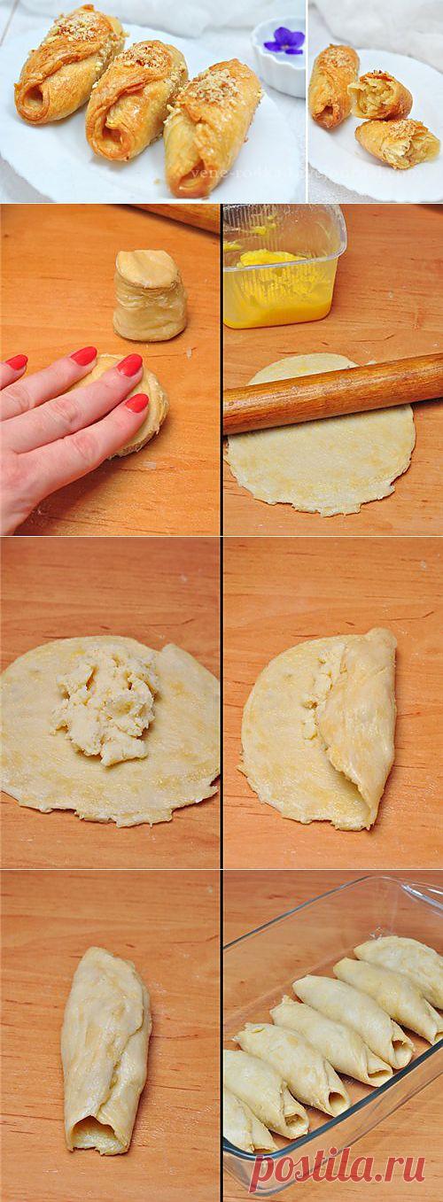 Вкусная пауза - Сладкие сирийские пирожки с начинкой из манки "Sha'eebiyyat"