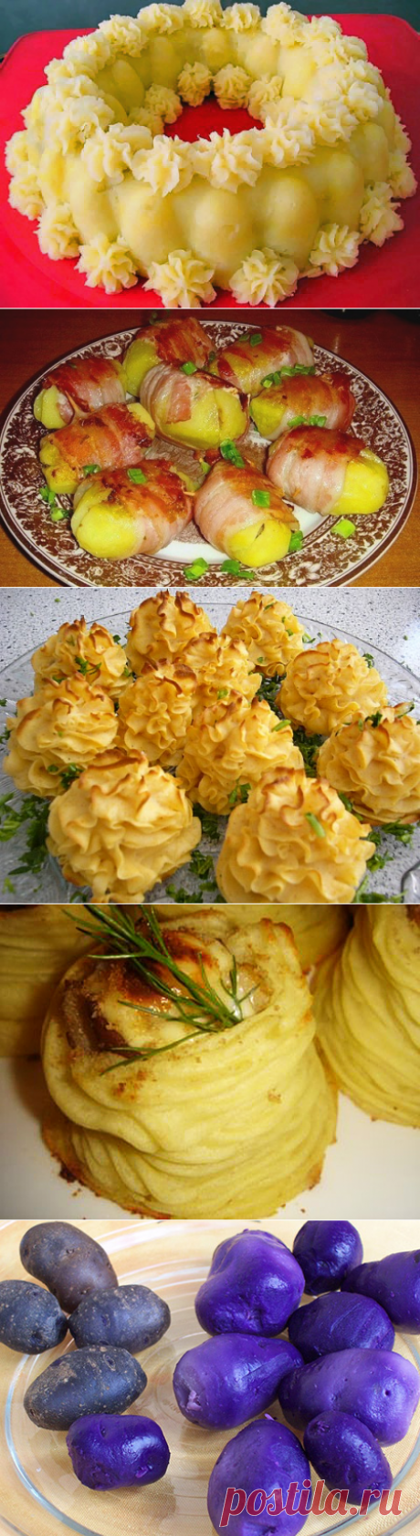 Лучшие блюда из картофеля. Гарниры из картофеля.