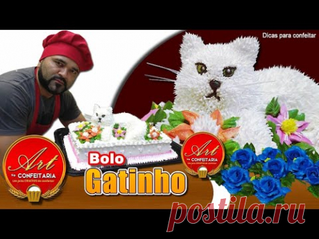GATINHO🐈 de bolo!