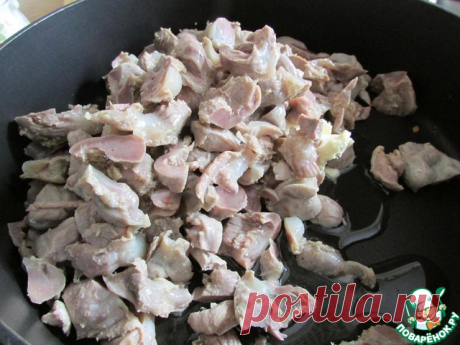 Паштет из куриных желудков - кулинарный рецепт
