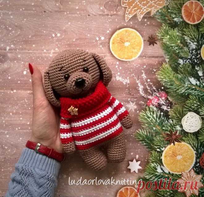 Щенок Талисманчик амигуруми: схема крючком | AmiguRoom