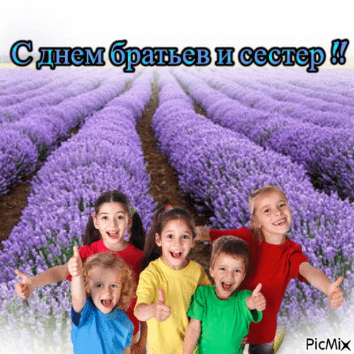Поздравляю я с днем братьев и сестер,
Желаю вдохновения и счастья,
Пусть в отношениях не будет ссор,
А будет лишь гармония, удача.