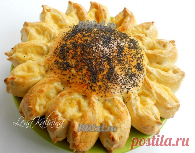 Закусочный пирог с куриным фаршем 