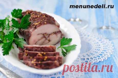 Пасторма из куриной грудки - рецепт с пошаговыми фото / Меню недели