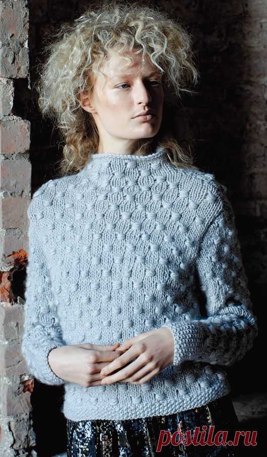 Описание вязаного свитера | ДОМОСЕДКА