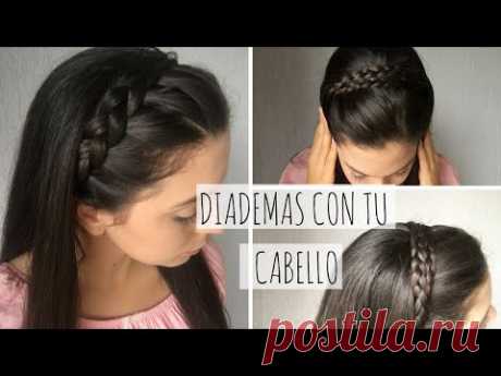 DIADEMAS CON TU PROPIO CABELLO Muy Fácil | NEFTALY OS