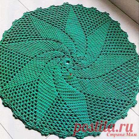 Коврик с узором &quot;Солнце&quot;: Дневник группы &quot;Все в ажуре... (вязание крючком)&quot; - Страна Мам