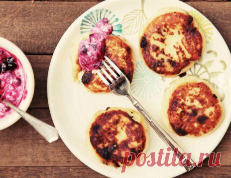 Классические сырники с изюмом | Вкусный год с Анной Людковской