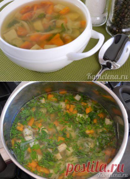 Суп из сельдерея и картофеля