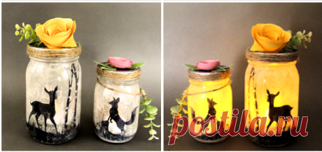 Хендмейд. Домашний фонарь-светильник своими руками. | Волшебный сундучок | Яндекс Дзен