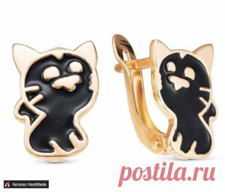 Серьги позолота бижутерный сплав ручной работы купить в Минске и Беларуси, цены на HandMade