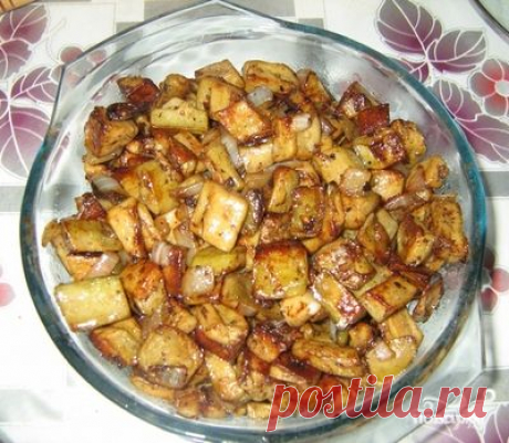 Баклажаны под грибы жареные - кулинарный рецепт на Повар.ру