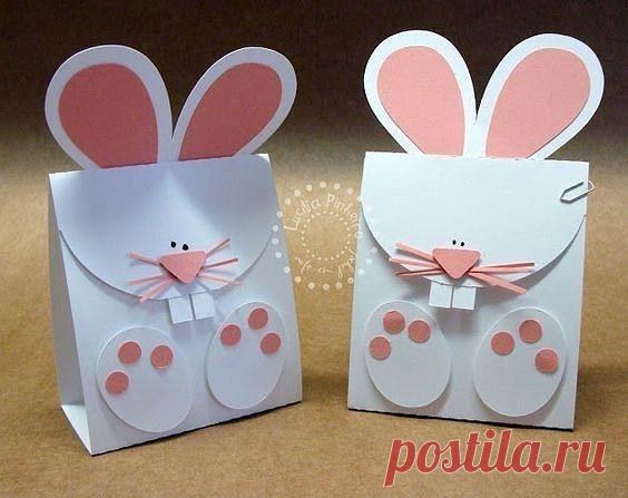 Коробки-зайчики: идеи и шаблоны