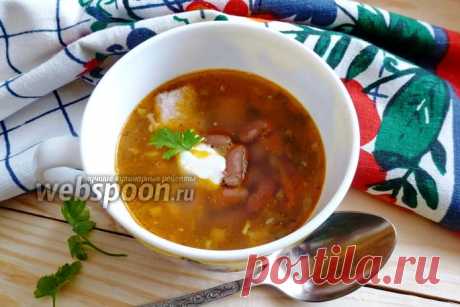 Рассольник с фасолью