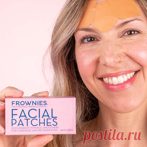Forehead & Between Eyes Wrinkle Patches If you want to smooth and soften wrinkles and expression lines on your forehead, Frownies Facial Patches are for you! Your browser does not support our video. Frownies Facial Patches act like a splint or a cast holding the facial muscles smooth and relaxed keeping you from expressing while smoothing the wrinkles! If yo