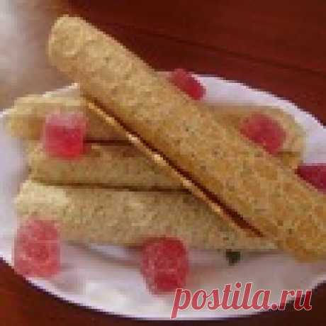 Постные вафли с яблоками Кулинарный рецепт