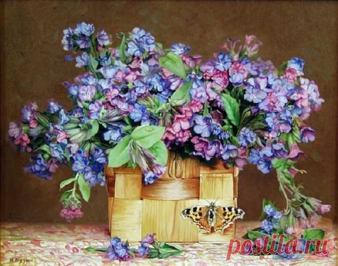 Цветочные натюрморты Игоря Бузина