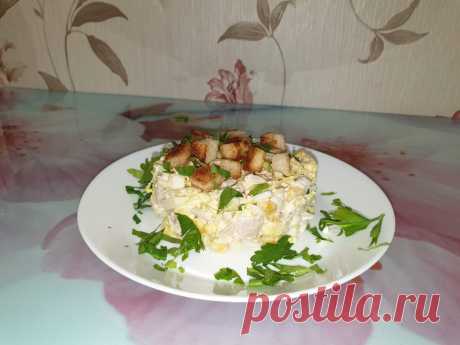 Самый вкусный салат за 1 минуту. Приготовили сытный салат, который обязательно сделаем на новый год. | Папа дома | Яндекс Дзен