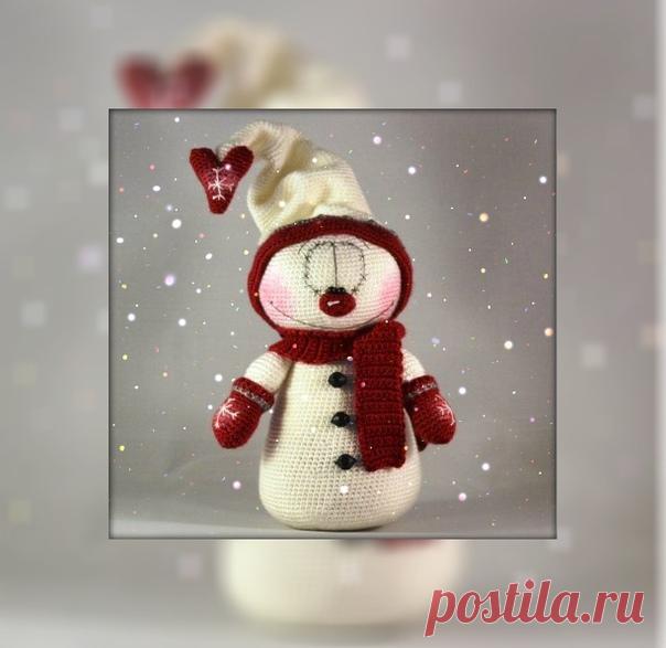 Вот такой снеговичок
Автор: Halline
Источник: https://vk.com/club168089570?w=wall-168089570_364
Описание в прикрепленном файле