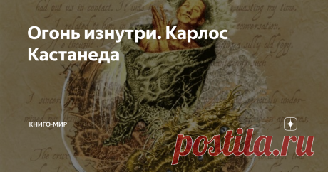 Огонь изнутри. Карлос Кастанеда Эту работу я перечитывал бесчисленное количество раз. В ней содержатся не просто базовые ключи и модели психофизического развития, но сформированы четкие ядра следования наиболее адекватному пути перераспределения энергии в жизни человека и вне человеческого.
Достаточно давно, именно эта работа стала для меня основным руководством относительно настройки восприятия, сохранения и перераспределения э