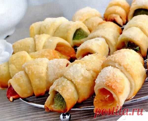 Печенье "Рогалики с мармеладом"