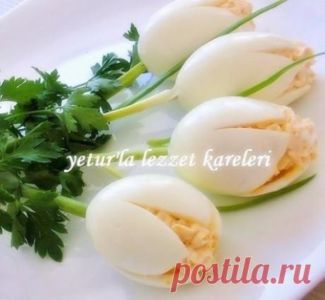 ЗАКУСКА "БЕЛЫЕ ТЮЛЬПАНЫ"