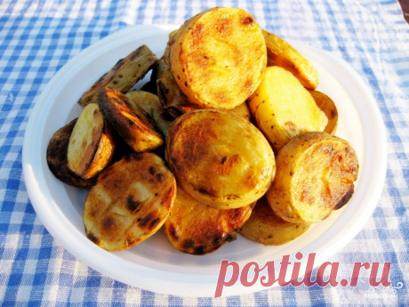 Картофель на мангале - кулинарный рецепт с фото на Повар.ру