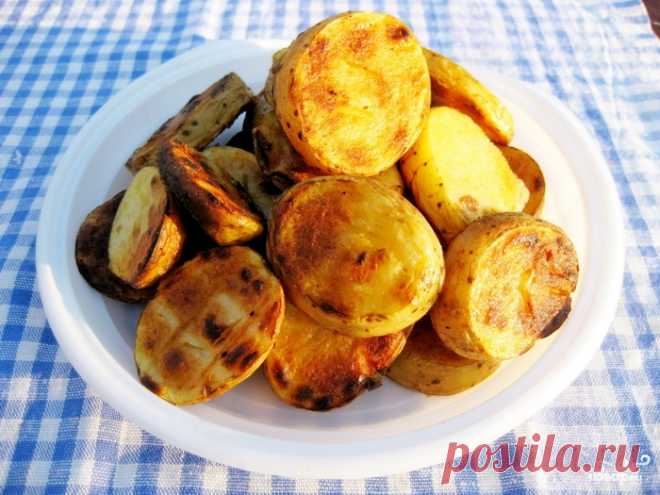 Картофель на мангале - кулинарный рецепт с фото на Повар.ру