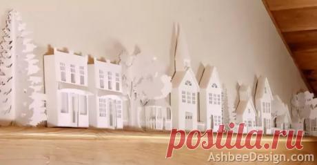 новогодние домики из картона своими руками схемы на подоконнике: 11 тыс изображений найдено в Яндекс.Картинках