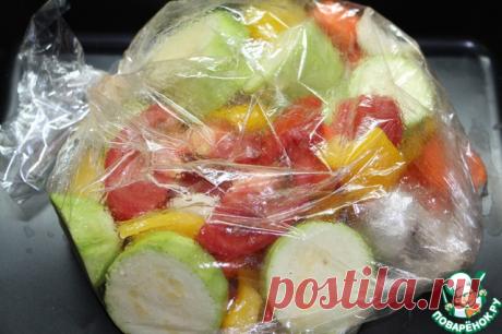 Кабачковая икра, запеченная в рукаве на &quot;Раз,два,три&quot;