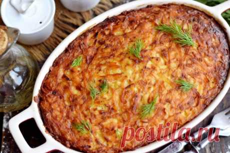Картофельный кугель или "картофельная бабка" - вкуснятинка