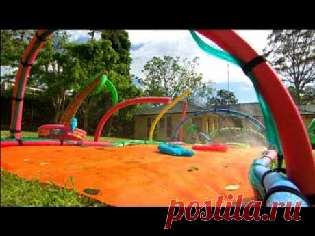Adam's ultimate slip 'n slide