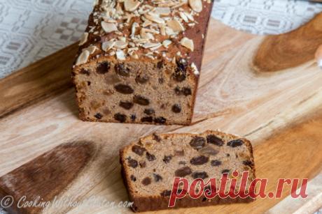 Яблочный кекс с корицей