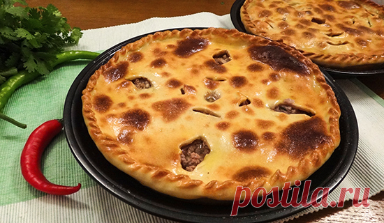 Фыдджин (Ossetian Meat Pie)) - осетинский пирог. Пирог с рубленым мясом один из наиболее любимых национальных блюд в Осетии, не встречающийся у других кавказских народностей. 
Будем благодарны за 