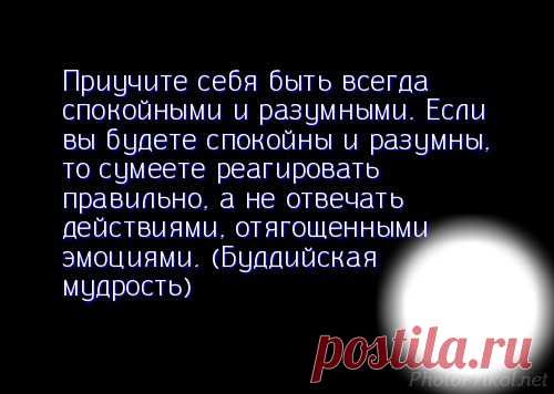 Разумно поражаться всему, что происходит вокруг, всему радоваться, но ничего не принимать слишком близко к сердцу.
Глупо беспокоится о происходящем и обижаться.