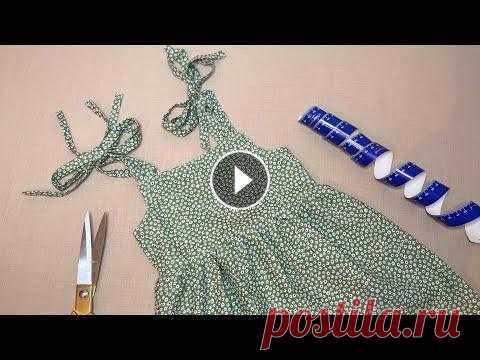 DIY Как просто сшить детский сарафан за час и без оверлока. DIY Как просто сшить детский сарафан за час и без оверлока....