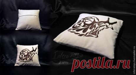 Шьем подушку с аппликацией