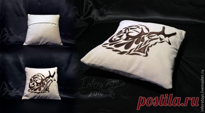 Шьем подушку с аппликацией