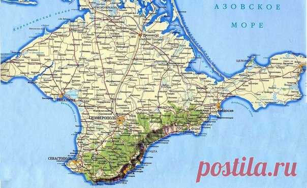 20 интересных фактов о Крыме

1. Крым самый крупный полуостров юго-запада России. Его площадь - 27 000 кв.км. Протяженность с севера (Перекопский перешеек) на юг (мыс Сарыч) - 207 км, с запада (мыс Прибойный) на восток (мыс Фонарь) - 324 км.

2. Крым – это уникальный полуостров, на небольшой территории которого встречаются сразу три природные и климатические зоны: степи (с умеренно-континентальным климатом), горы и южный берег Крыма (климат.зона близкая к субтропической)