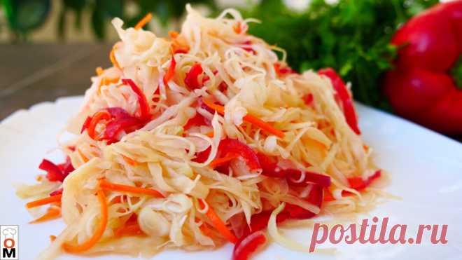 ​​Супер салат из капусты. Исчезает со стола за одну минуту 🤤😱 | Ольга Матвей | Готовить Просто | Яндекс Дзен