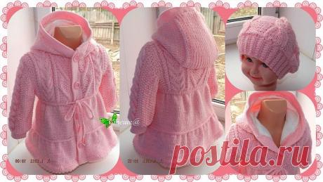 ПАЛЬТО ДЛЯ ДЕВОЧКИ СПИЦАМИ «СТЕФАНИЯ» (Вязание спицами) | Журнал Вдохновение Рукодельницы