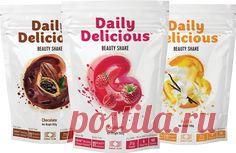 Daily Delicious - Beauty Shake Coral Club | Дейли Делишес Коралловый клуб Вкусные протеиновые коктейли с комплексом нутриентов и коллагеном для ежедневного поддержания красоты и здоровья