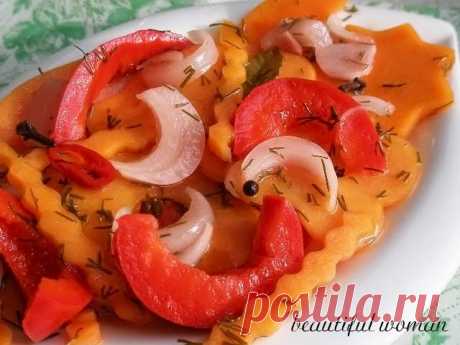 Закусочный салат из тыквы – кулинарный рецепт