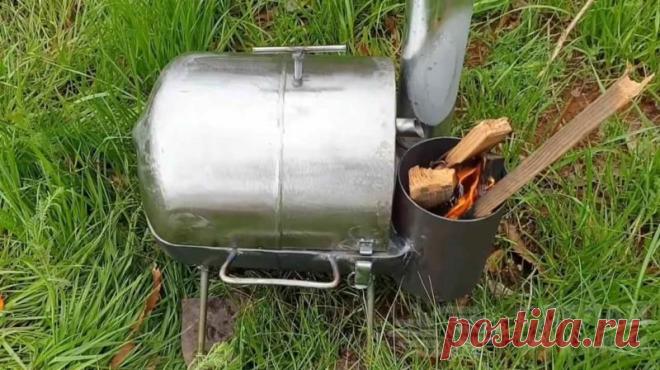 Классная печка с духовкой из баллона своими руками Для приготовления пищи на даче или просто на свежем воздухе где-нибудь за городом можно воспользоваться самодельной печкой с духовкой. Изготовить ее можно