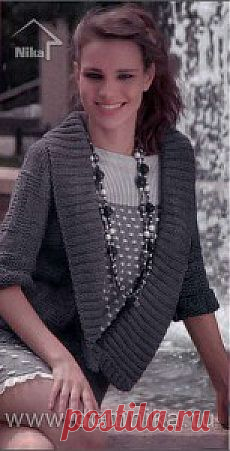 Жакеты » Вязание крючком и спицами схемы и модели